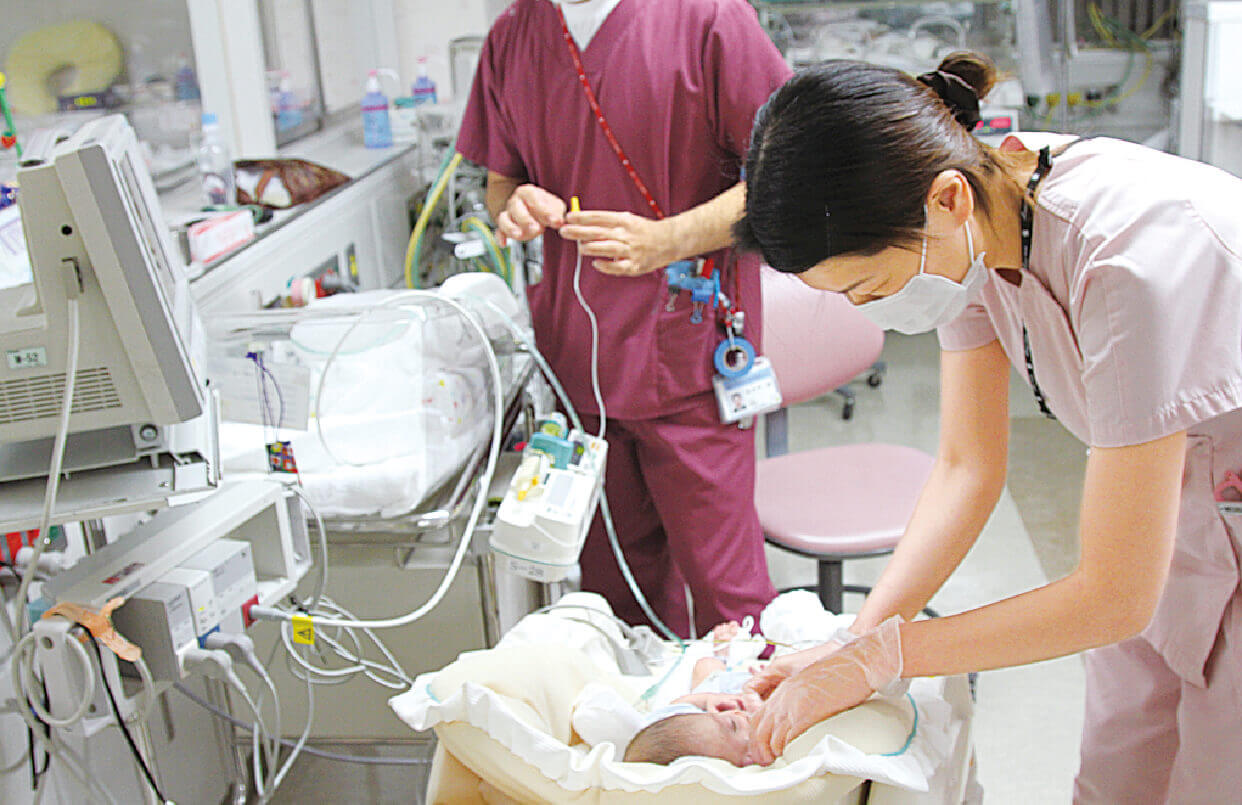 NICUでも採用されているコンビのベビーラック