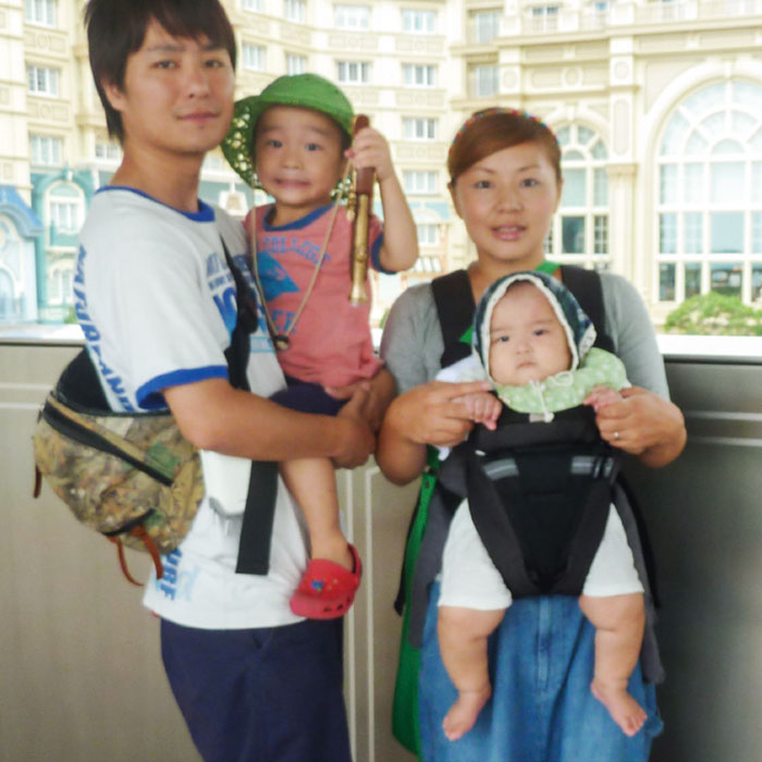 この抱っこひものおかげで色んなとこにおでかけしたね。