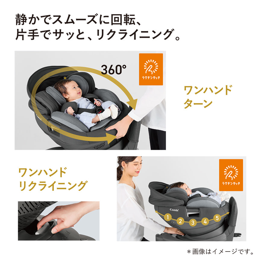 【コンビ】The Sシーリーズ　ISOFIX チャイルドシート