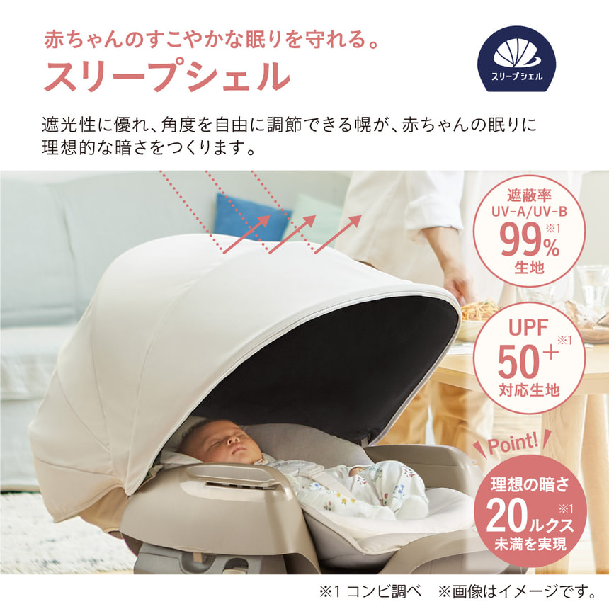 あかちゃんのすこやかな眠りを守れる、スリープセル