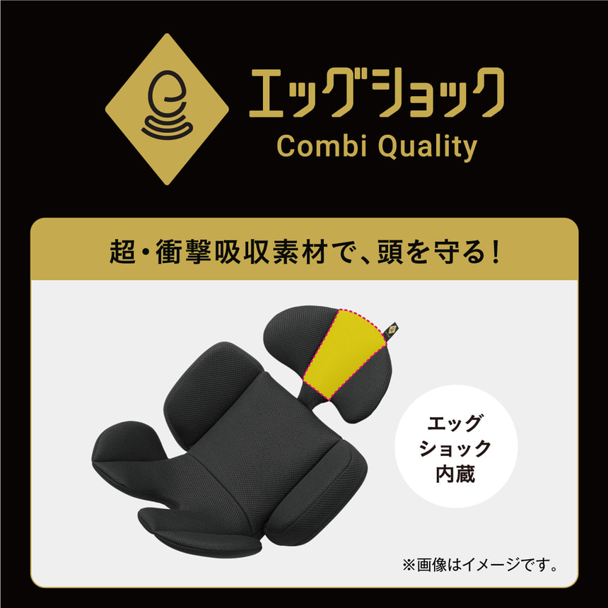エッグショック。超・衝撃吸収素材で、頭を守る！