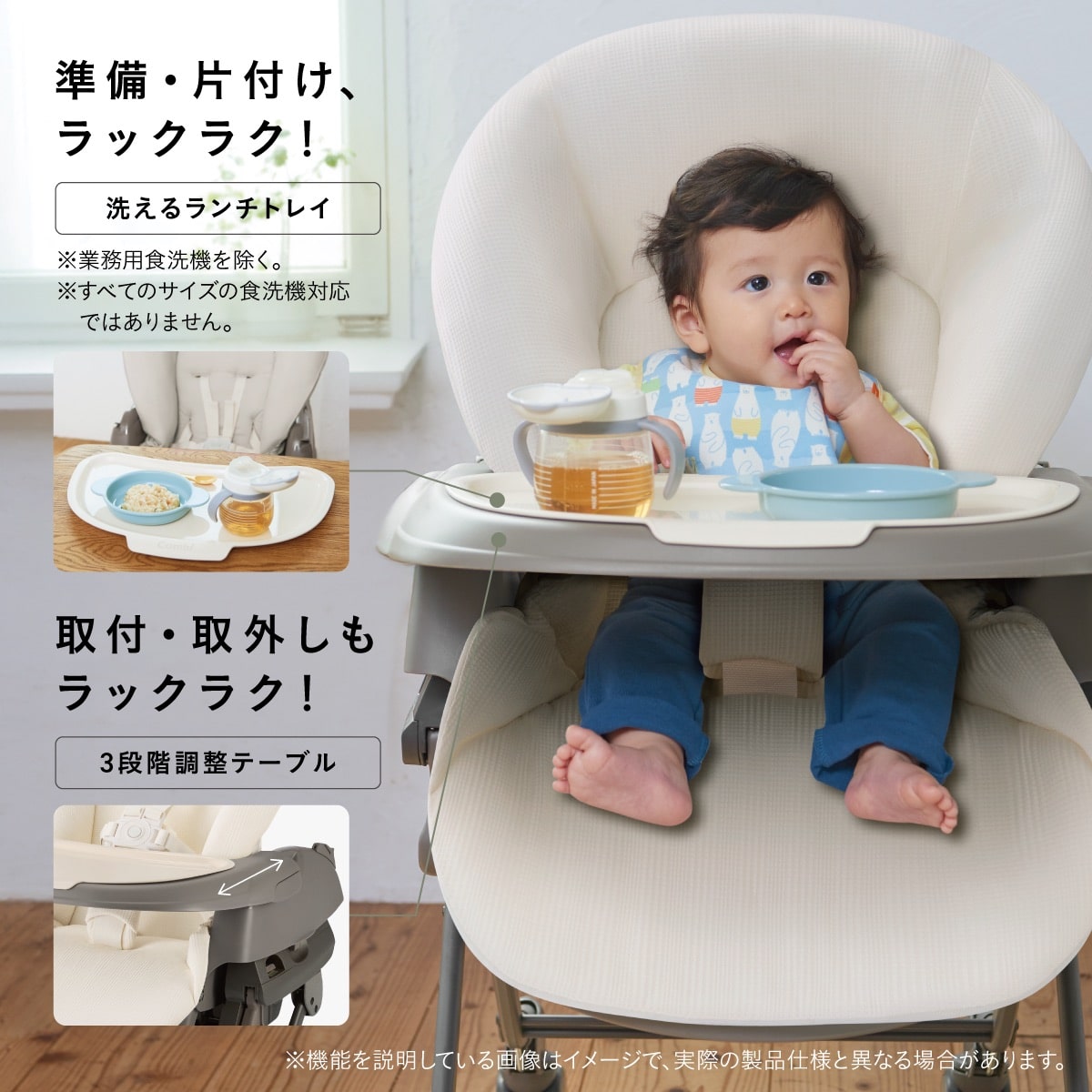 ネムリラ Auto plusのスリープシェル機能。遮光率99%・UPF50+対応生地で赤ちゃんの目線に入る光を遮り、快適な睡眠環境をサポートする図解。
