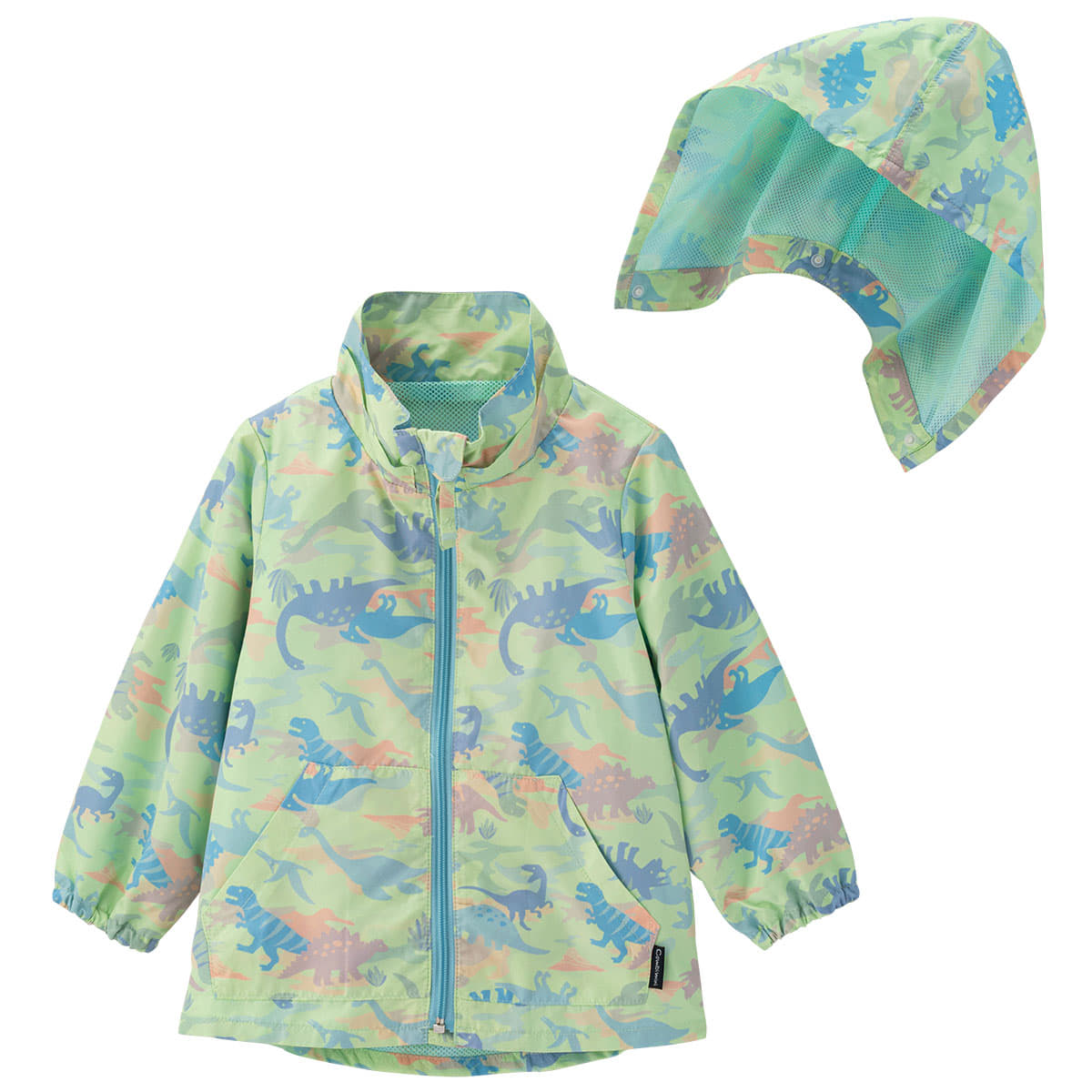 フード脱着ブルゾン マリン 恐竜 ベビー用品 ベビー服の通販ならコンビブランドストア