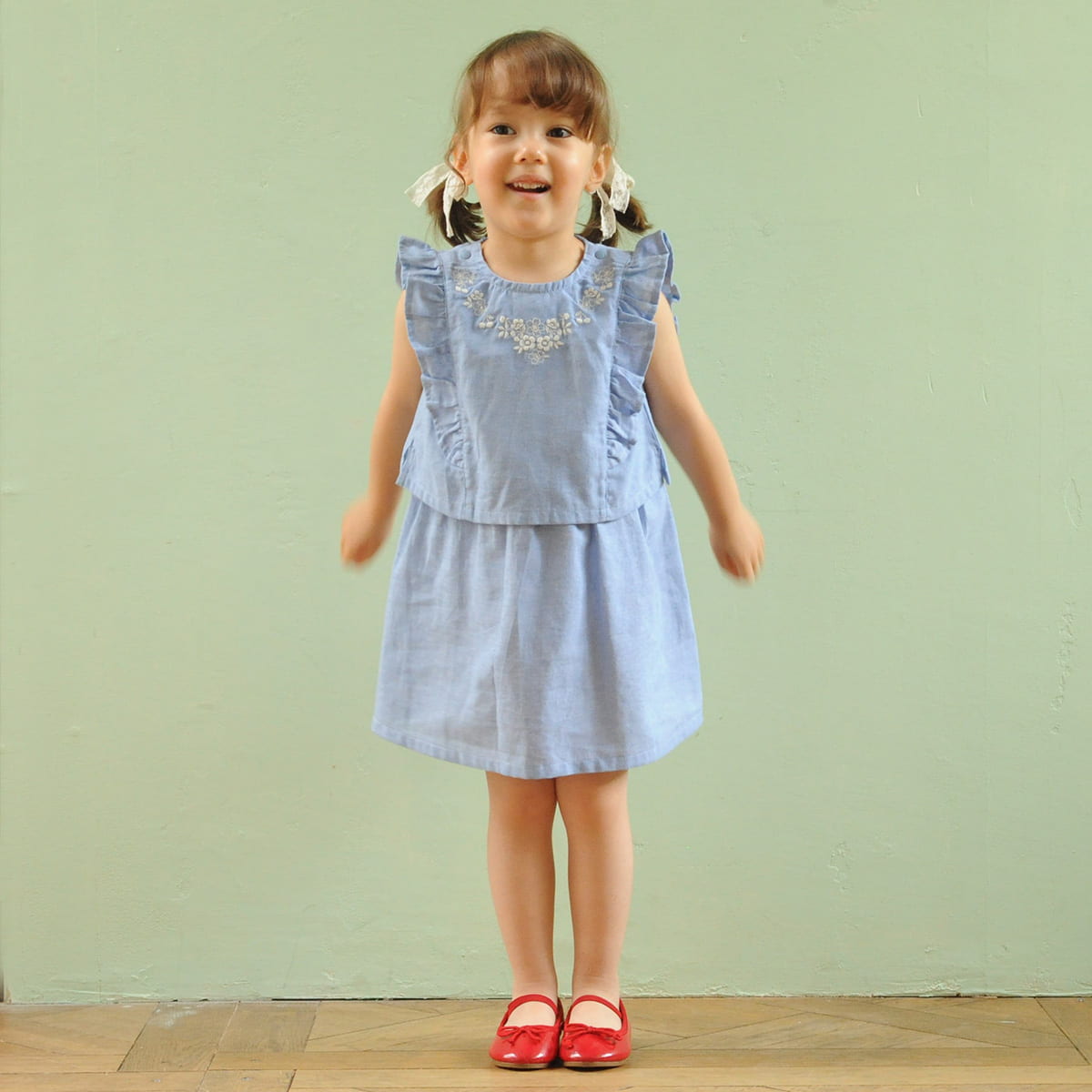 レイヤード風ワンピース ベビー用品 ベビー服の通販ならコンビブランドストア