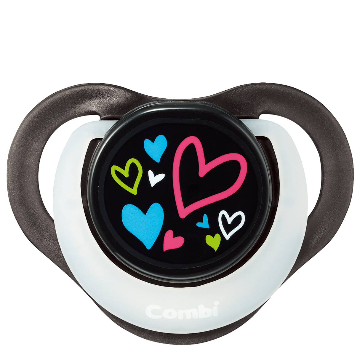 テテオおしゃぶり 入眠ナビ サイズL プチケース付(- クールブラック（BK）): コンビトップ | ベビー用品・ベビー服の通販 | コンビ 公式ブランドストア