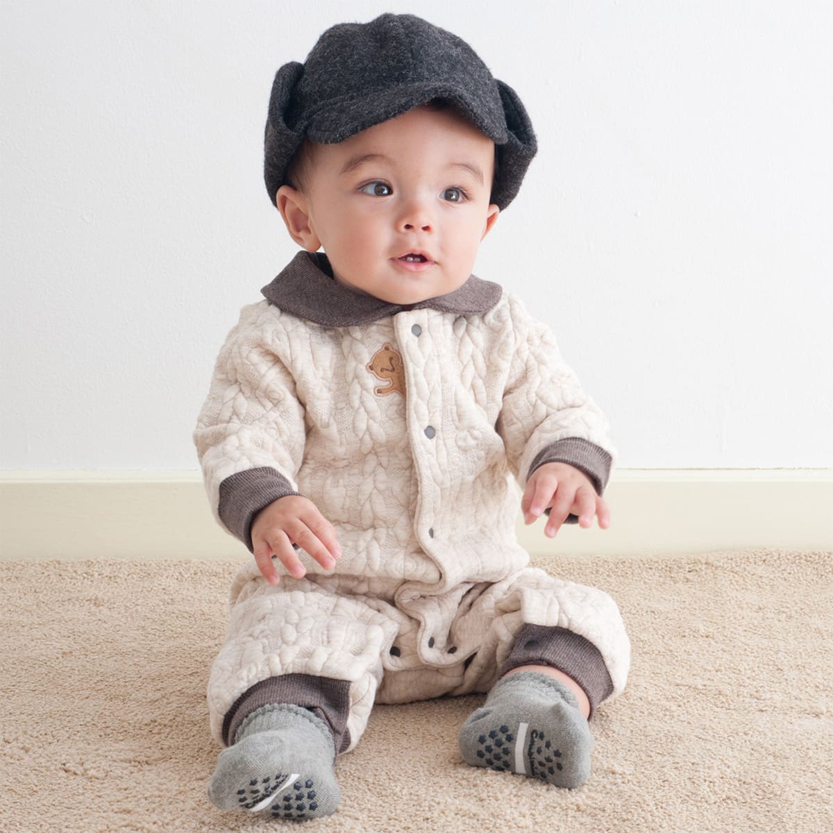 耳あて付きキャップ ベビー用品 ベビー服の通販ならコンビブランドストア