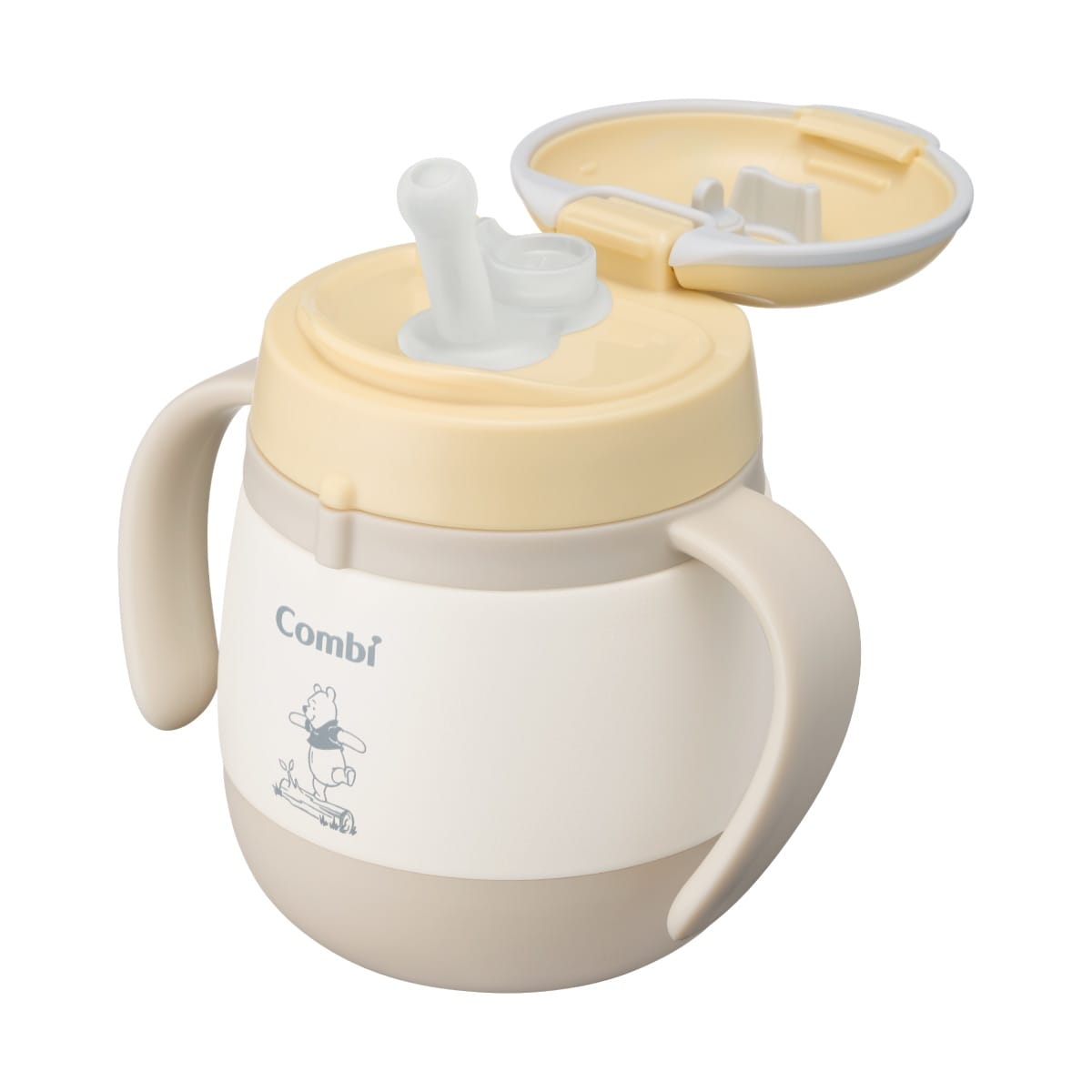 ラクマグ ステンレス 漏れないストロー mini くまのプーさん（アカチャンホンポ 先行販売品）