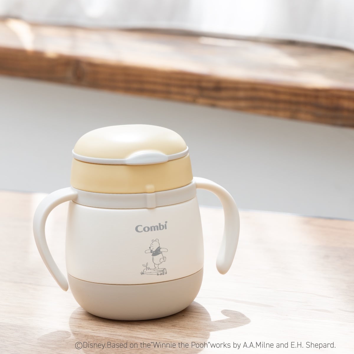 ラクマグ ステンレス 漏れないストロー mini くまのプーさん（アカチャンホンポ 先行販売品）