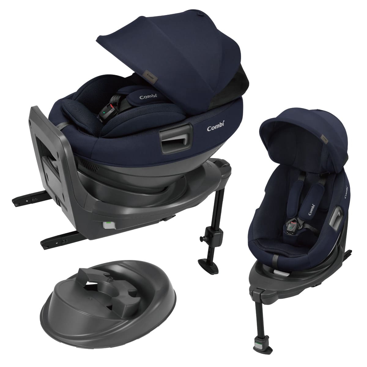 コンビ ISOFIX チャイルドシート ネイビー