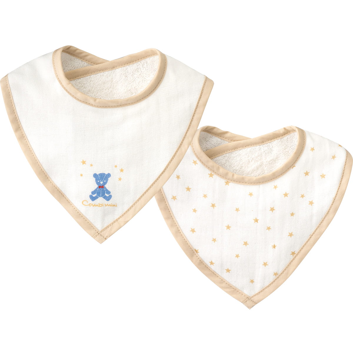 やわらかバンダナスタイ2枚組（星）｜ベビー用品・ベビー服の通販ならコンビブランドストア
