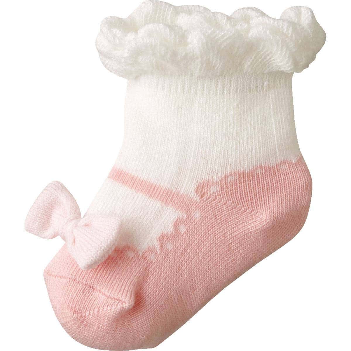 ベビーソックス バレエシューズ 7 9cm ピンク コンビ公式ブランドストア ベビーソックス バレエシューズ 7 9cm ピンク コンビ公式ブランドストア
