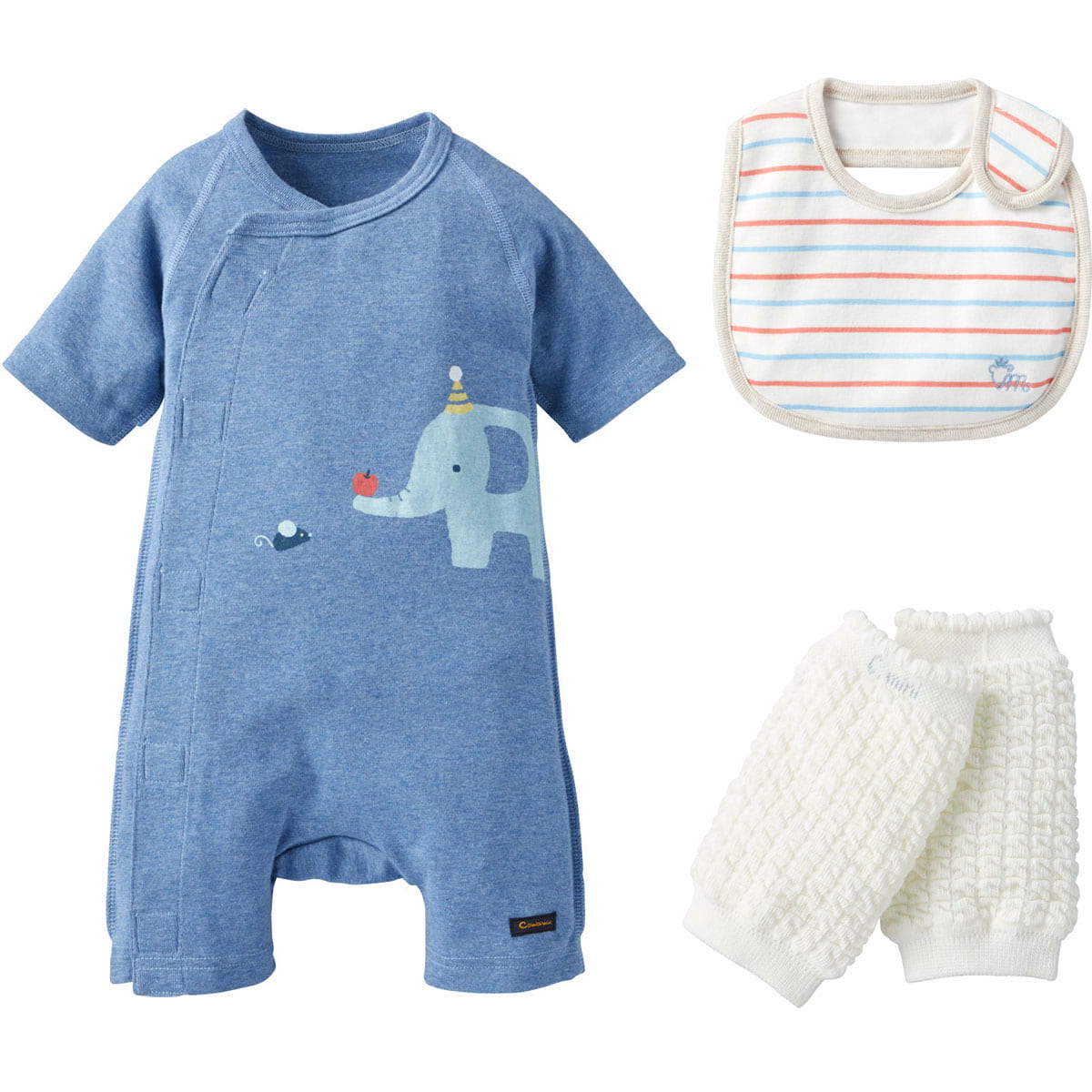 はじめての夏用クラッチセット ゾウ ベビー用品 ベビー服の通販ならコンビブランドストア