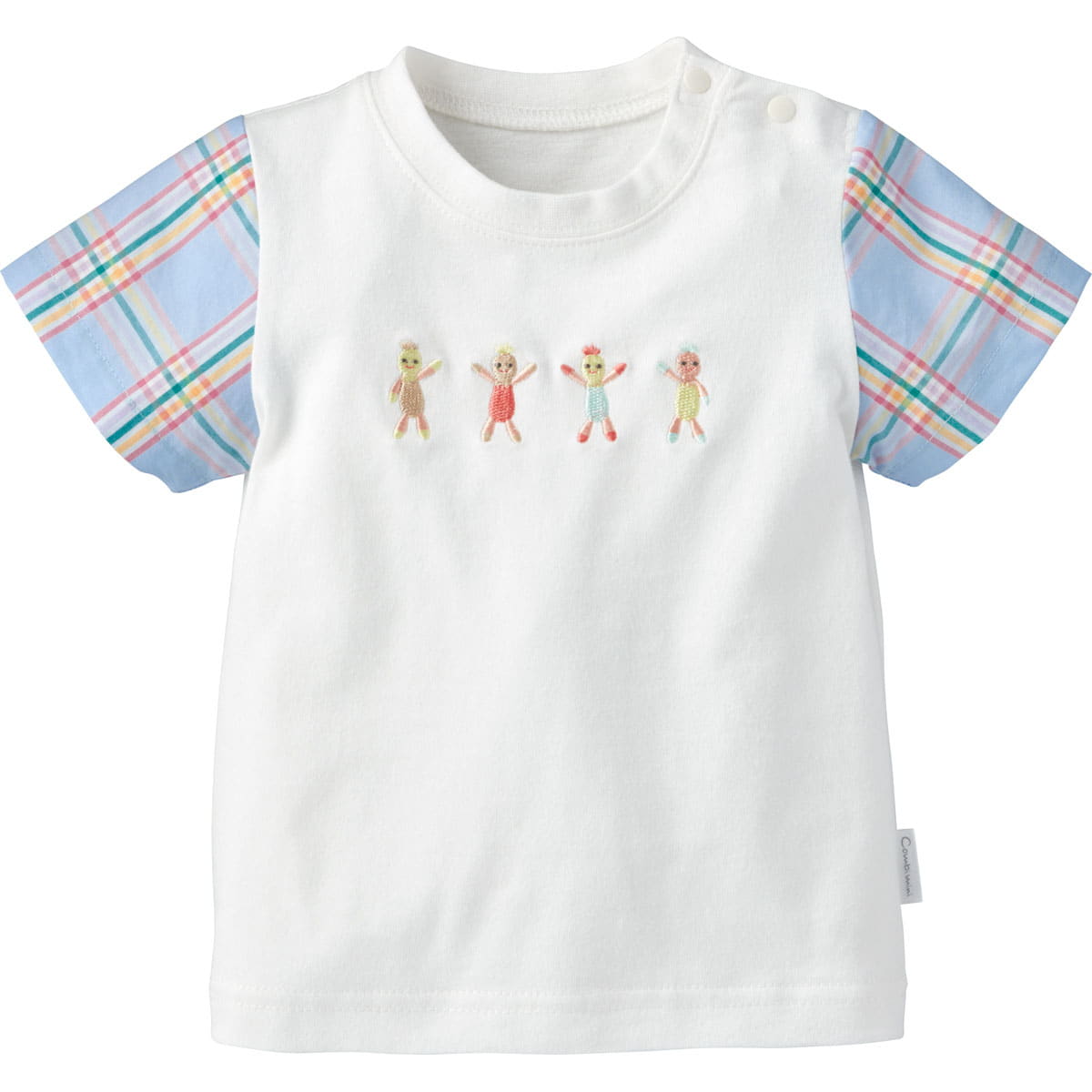 半袖tシャツ 袖チェック ベビー用品 ベビー服の通販ならコンビブランドストア