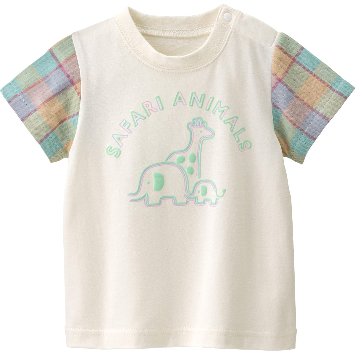 《コンビミニ》AラインTシャツ（リース） 女の子 70cm 80cm 赤ちゃん 服 ベビー服 子供服 子ども こども ブランド ブラウス トップス 春夏 長袖 春 おしゃれ ギャザーブラウス 綿100 コットン お出かけ 普段着 プルオーバー 春服