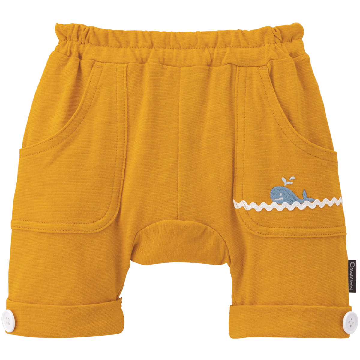 ショートラップパンツ(クジラ)/70cm/ダークイエロー｜コンビ公式ブランドストア