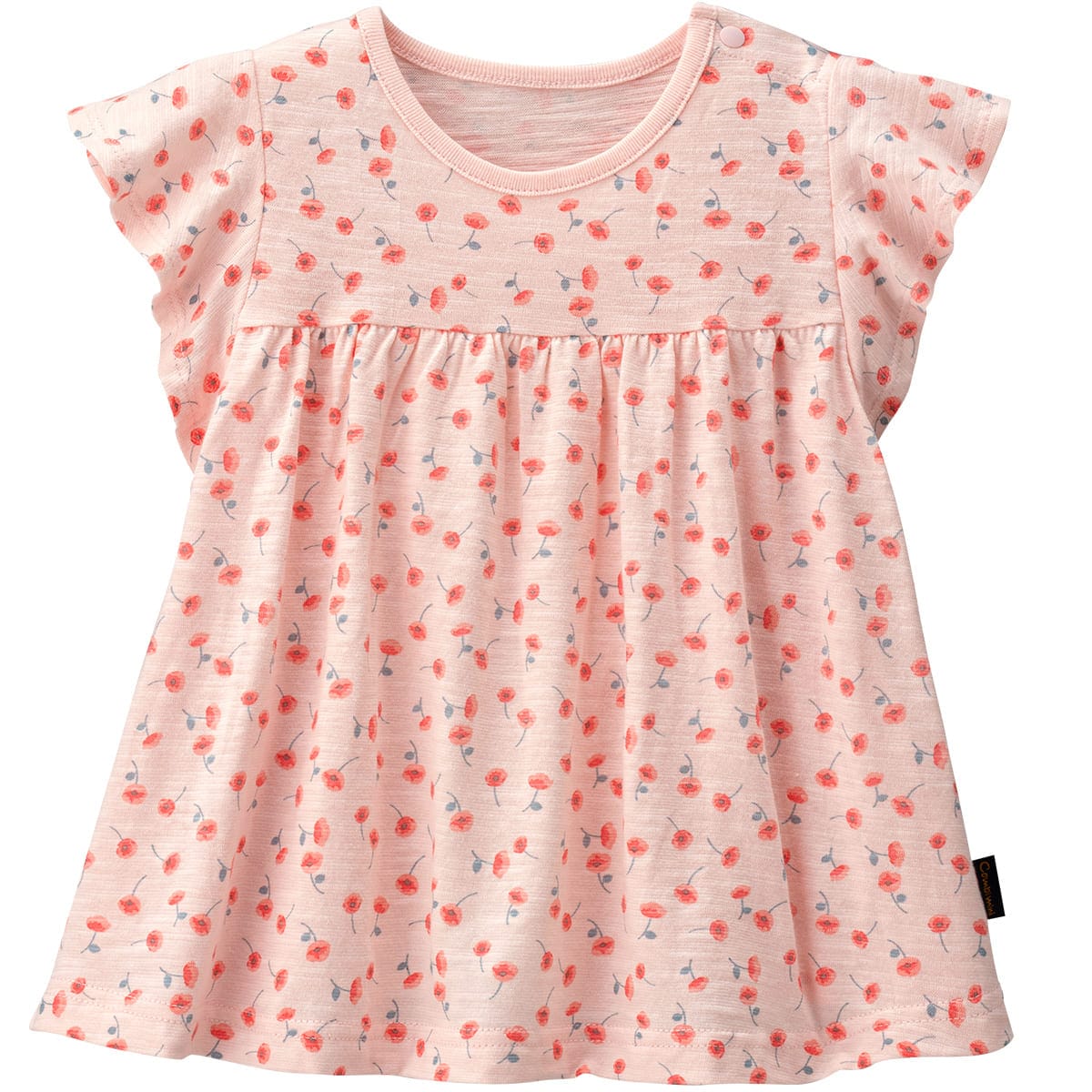 フリル袖トップス 小花 ベビー用品 ベビー服の通販ならコンビブランドストア