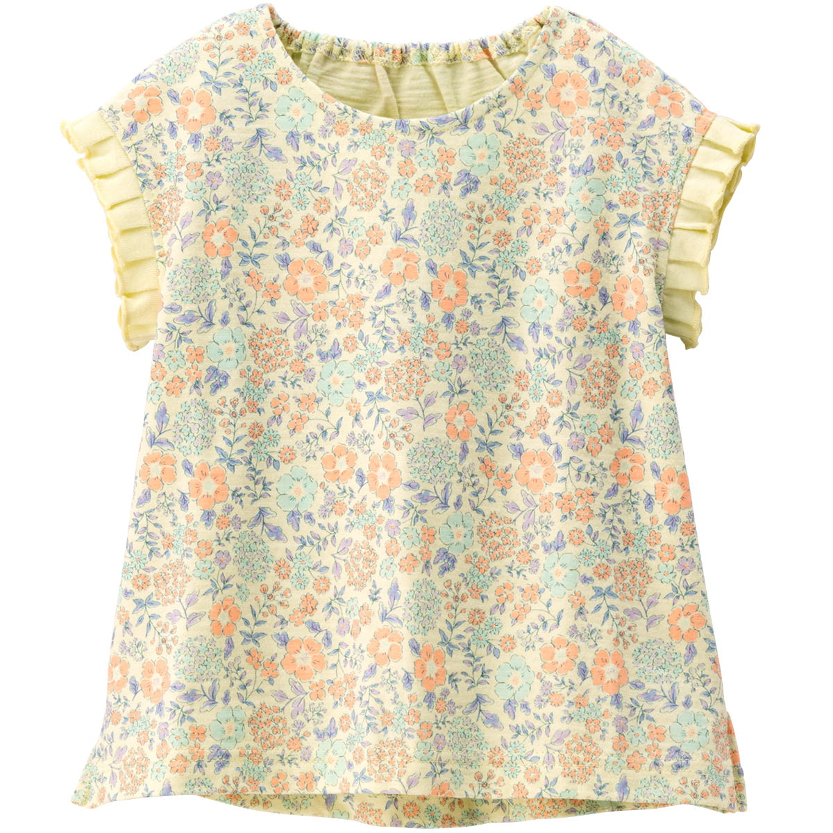 袖プリーツtシャツ フラワー ベビー用品 ベビー服の通販ならコンビブランドストア