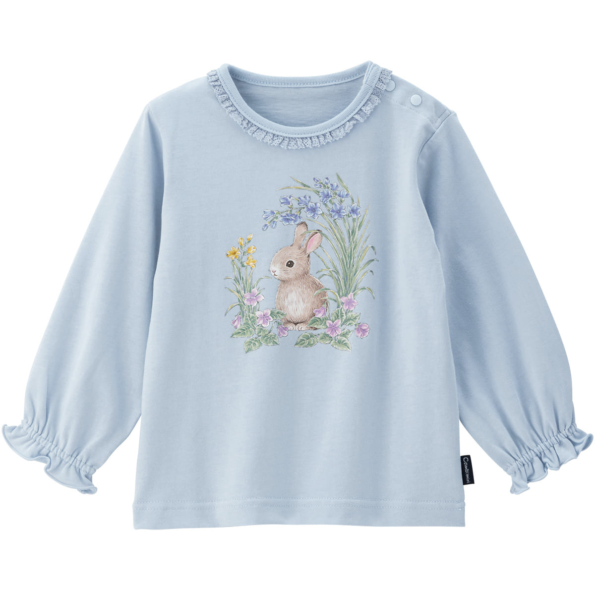 長袖 ガーリーtシャツ うさぎ ベビー用品 ベビー服の通販ならコンビブランドストア