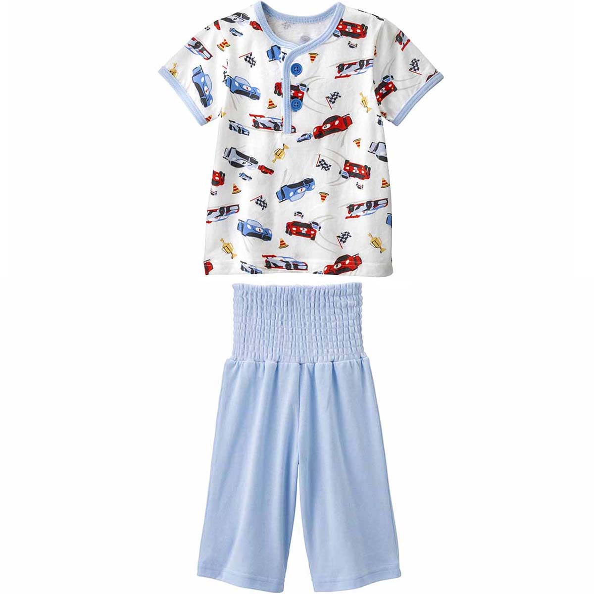 のびのび腹巻付き半袖パジャマ レーシングカー ベビー用品 ベビー服の通販ならコンビブランドストア