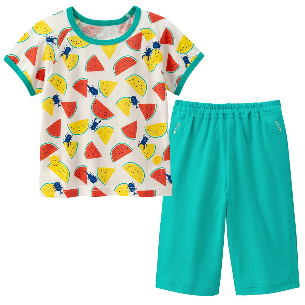半袖パジャマ スイカ ベビー用品 ベビー服の通販ならコンビブランドストア