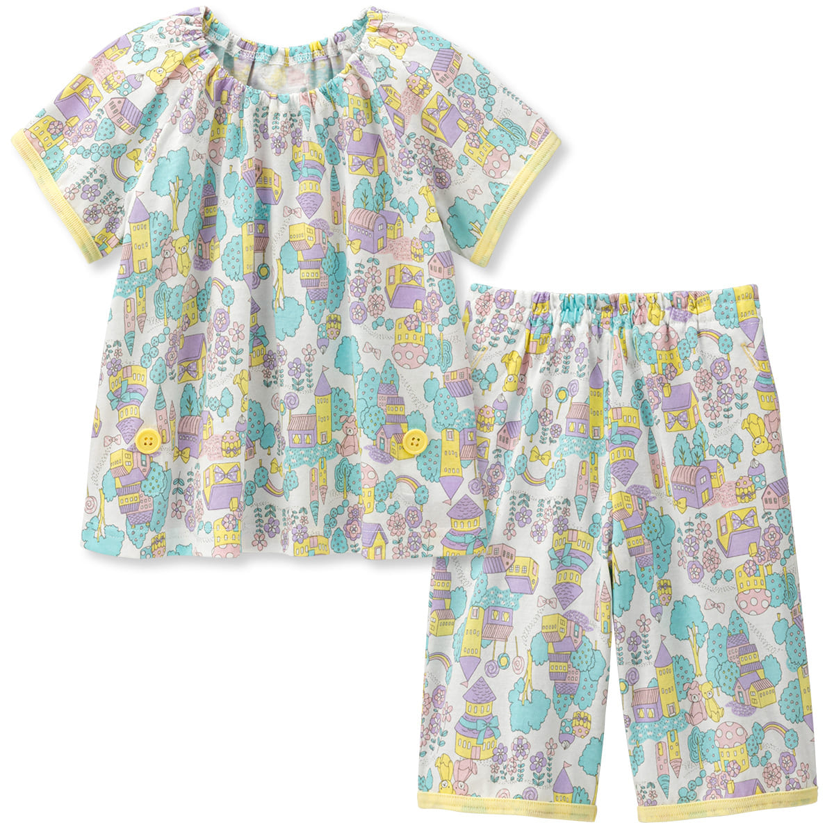 半袖パジャマ パステルタウン ベビー用品 ベビー服の通販ならコンビブランドストア