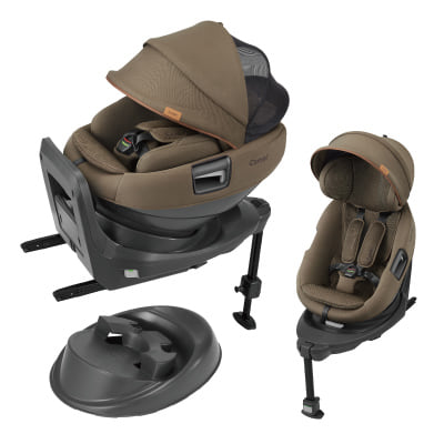 combi 【美品】チャイルドシート Combi チャイルドシート 回転式 ISOFIX固定タイプ 新生児〜4歳頃