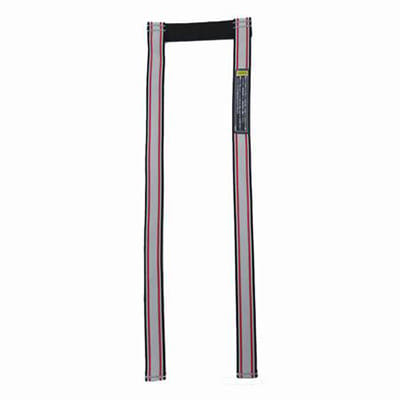 メチャカルハンディα　肩ベルト（灰ライン赤黒）