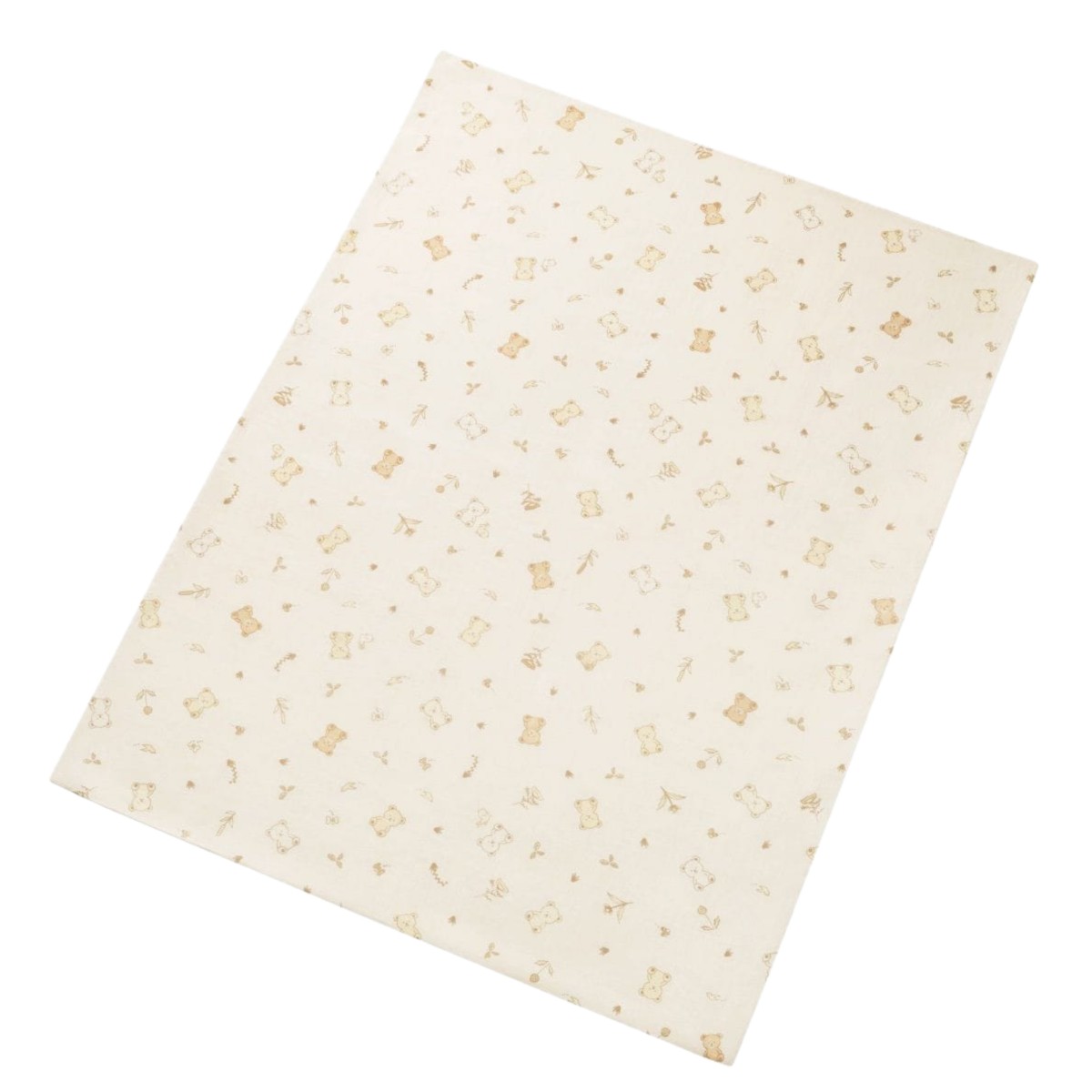 すくすや 羽毛ふとん7点セット 掛けふとんカバー ミニサイズ スリープベア(BR)