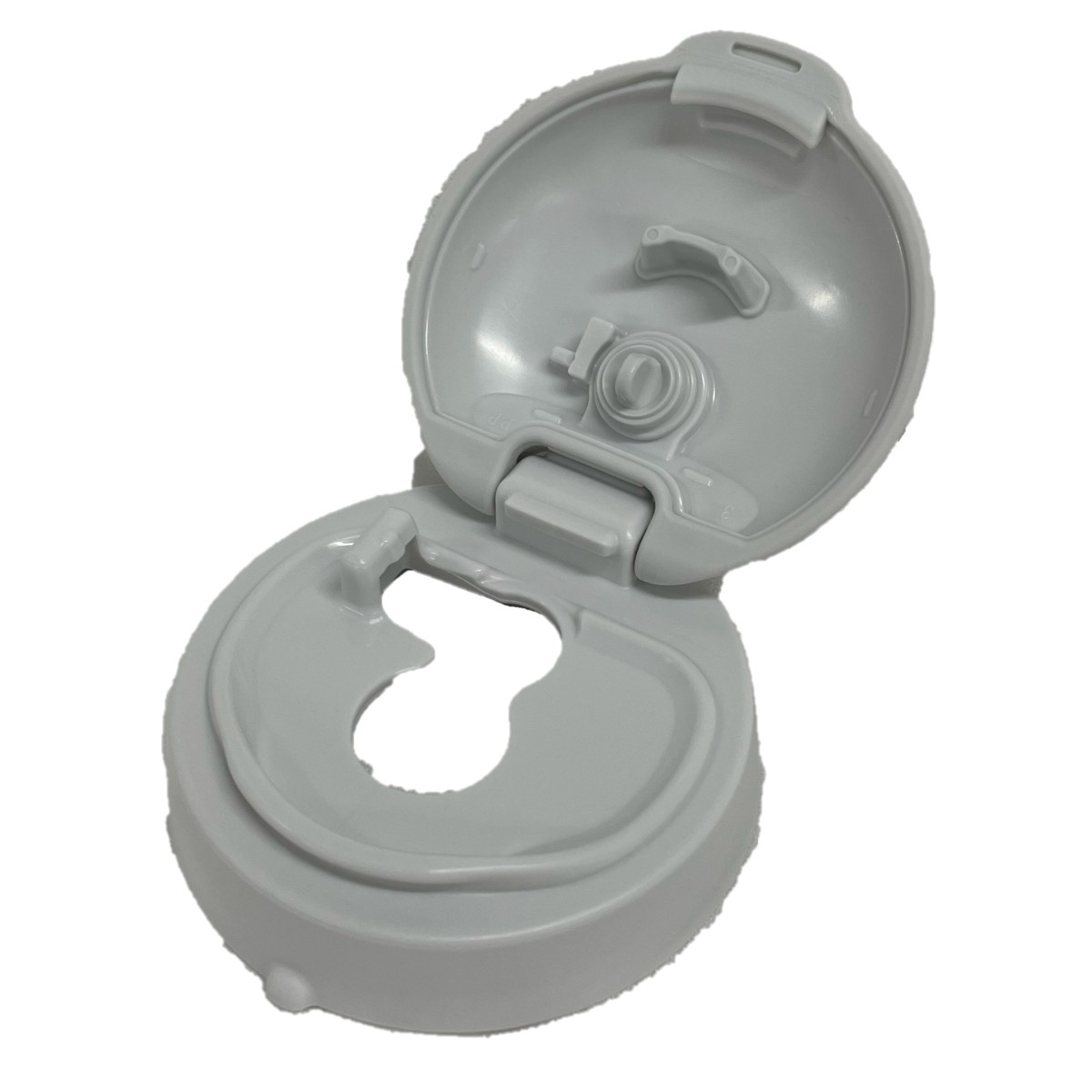 ラクマグ　漏れないストロー　キャップアダプター（薄灰）