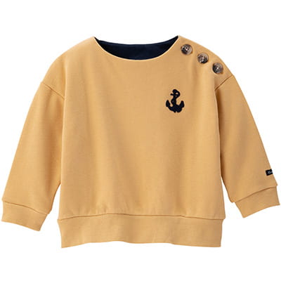 【GOOD ROCK SPEED】ボートネックウラケロゴ　スウェット