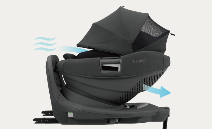 赤ちゃんの眠りやすい環境を整える大型幌