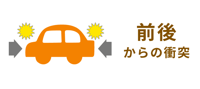 前後 からの衝突