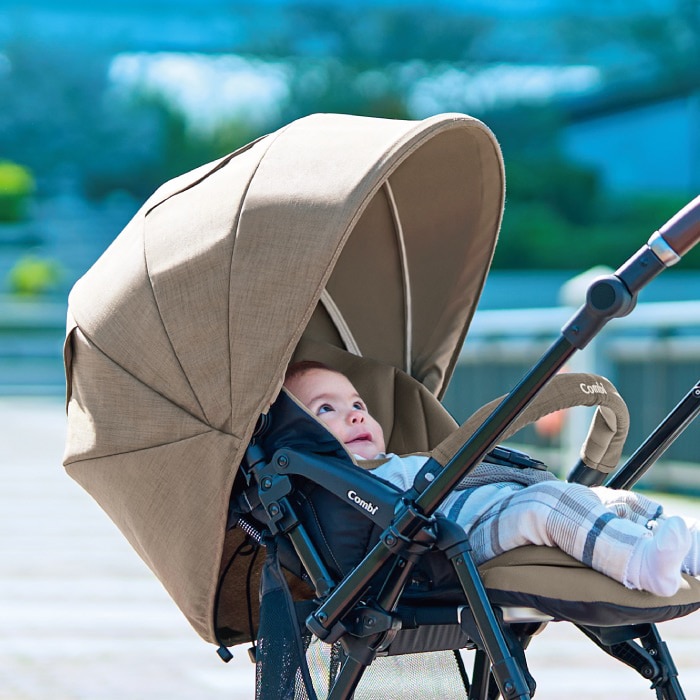 ベビーカーの暑さ対策 コンビのベビーカーの特徴