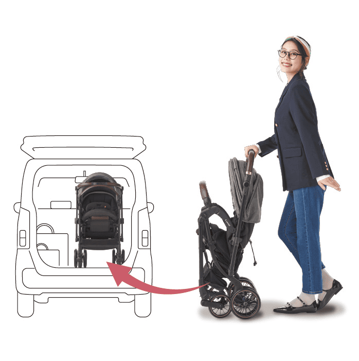 コンパクト収納