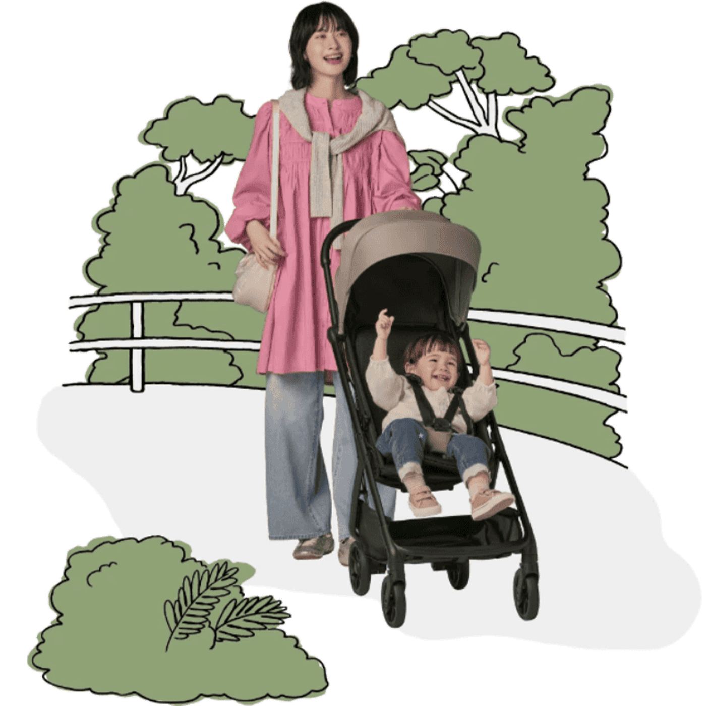 ライフスタイルに合わせてベビーカーを選ぶ