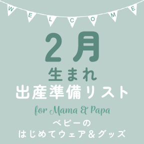 - 2月生まれ - 出産準備リスト