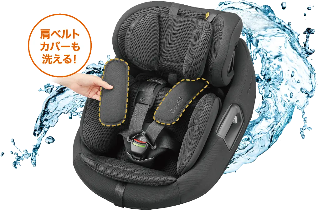 肩ベルトカバーも洗える！